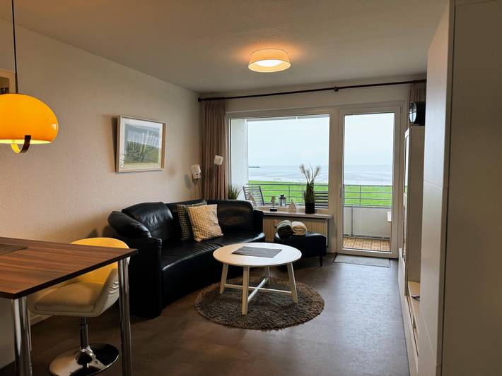 Ferienwohnung für 2 Personen, mit Meerblick und Balkon