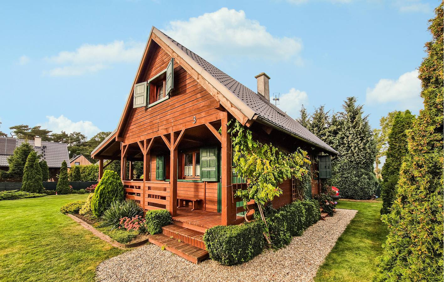 Dom dla 6 osób z taras in Zalew Szczeciński