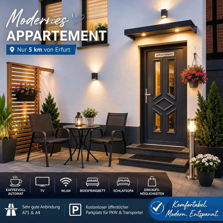 Apartamento de vacaciones para 4 personas, con terraza y vistas - 1