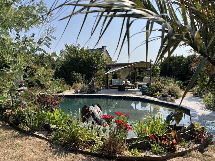 Chambre d’hôte pour 2 personnes, avec Terrasse ainsi que Jardin et Piscine