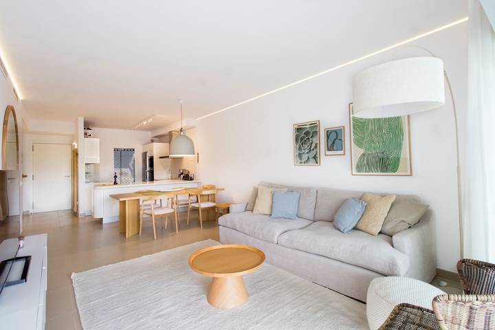 Location de vacances pour 4 personnes, avec jardin et balcon dans Reserva del Higueron