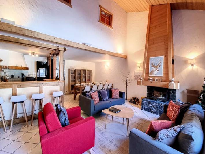 Vakantiewoning voor 10 personen, with sauna and whirlpool as well as tuin and terras, kindvriendelijk in Les Gets