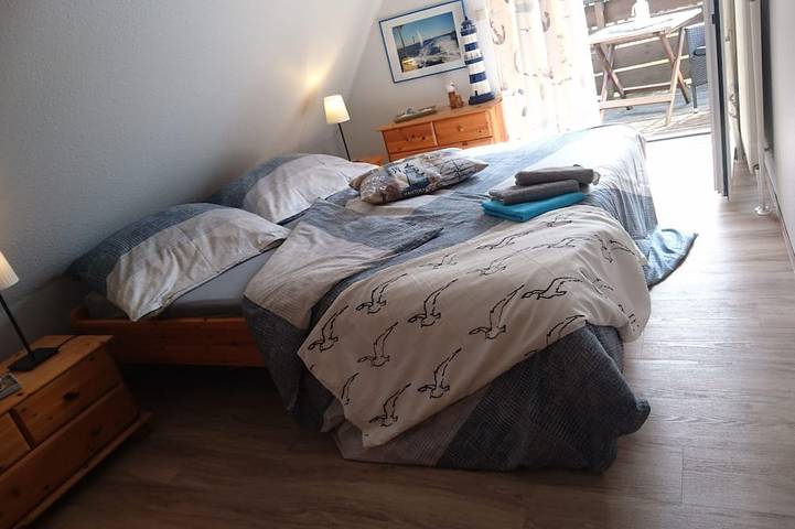 Ferienhaus für 5 Personen, mit Garten und Sauna sowie Balkon