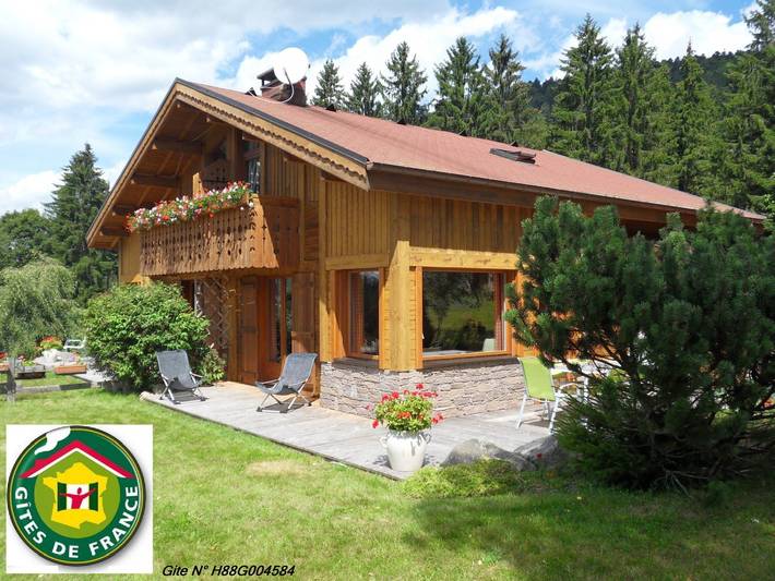 Chalet pour 6 personnes, avec terrasse et jardin, animaux acceptés