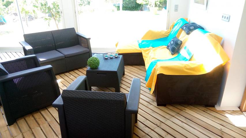Gîte für 8 Personen, mit Terrasse und Pool sowie Whirlpool und Garten in Frankreich - 3