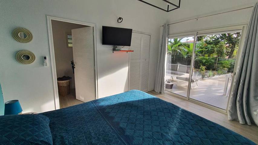 Maison d’hôte pour 2 personnes, avec piscine et jardin en Guadeloupe
