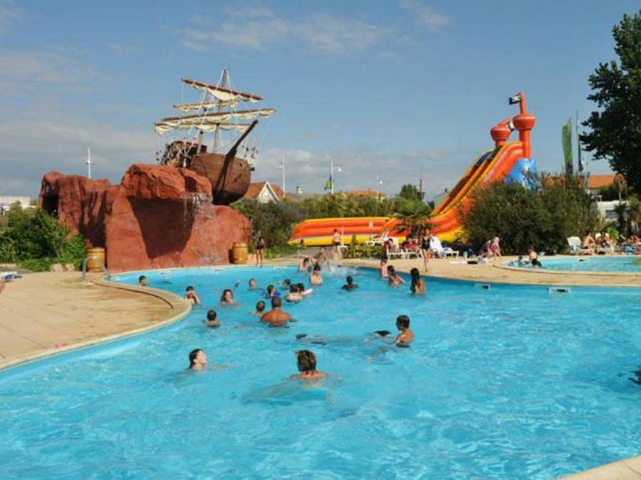 Camping Village Corsaire des 2 Plages  - Mobilheim 6 personen - Mobilheim | Comfort | 2 Zi. | 4/6 Pers. | Einfache Terrasse in Châtelaillon-Plage, La Rochelle und Umgebung