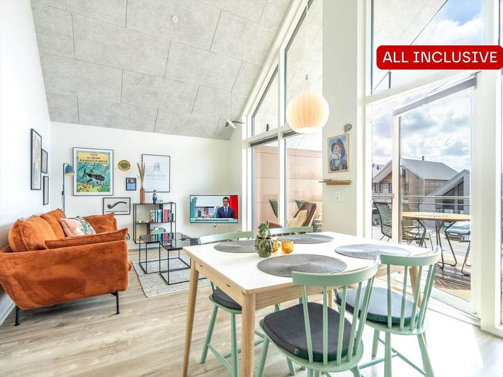 Ferienwohnung für 2 Personen, mit Balkon in Hvide Sande