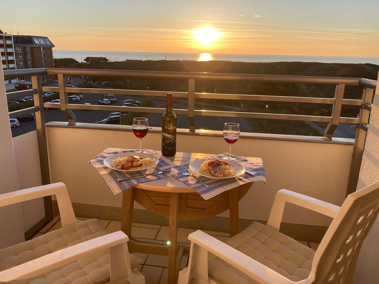 Ganze Ferienwohnung, Haus Brandenburg   Appartement 44  mit Meerblick - 2 Zimmer Appartement mit Meerblick in der Johann-Möller-Str. 25 in Westerland, Sylt (Gemeinde)