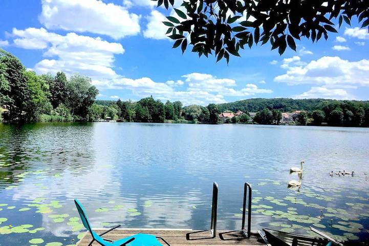 Ferienwohnung für 3 Personen, mit Terrasse und Garten sowie Sauna in Stadt Buckow (Märkische Schweiz)