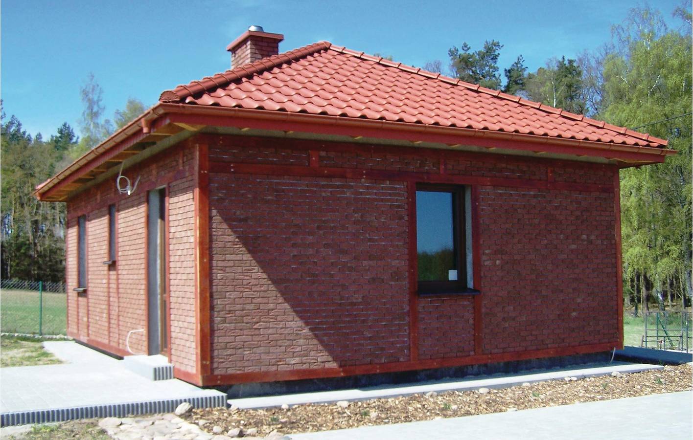 Ferienhaus für 4 Personen mit Terrasse in Slowinzischer Nationalpark