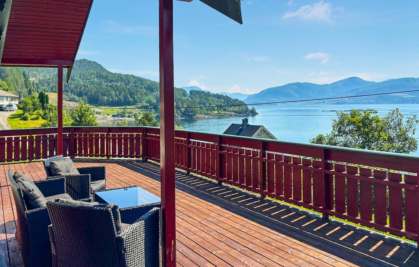 Holiday home for 6 people with terrace in Aure, Northern Fjord Norway