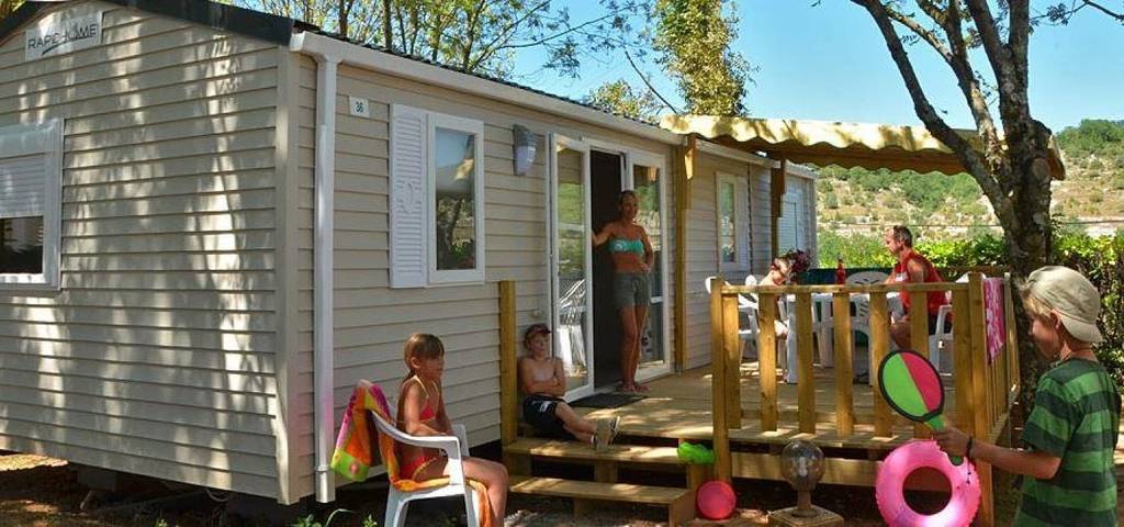 Mobil home pour 6 personnes, avec bassin pour enfant à Chandolas - 3