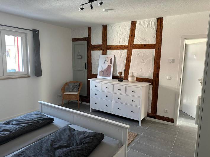 Ganze Wohnung, Apartment 'Ferienwohnung Seescheune' mit Bergblick und WLAN in Bodman-Ludwigshafen, Schwäbische Alb Radweg Region