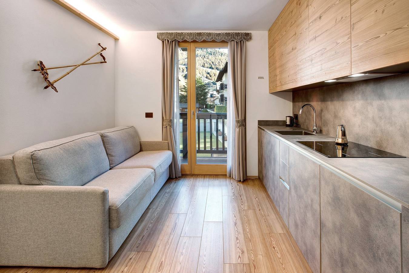 Ganze Wohnung, Ferienwohnung „Baita Emilia e Daniele 11“ mit Bergblick, Balkonen & Wlan in Bormio, Bormio Gemeinde