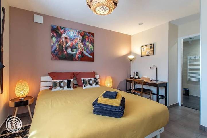 Chambre d’hôte pour 2 personnes, avec jardin