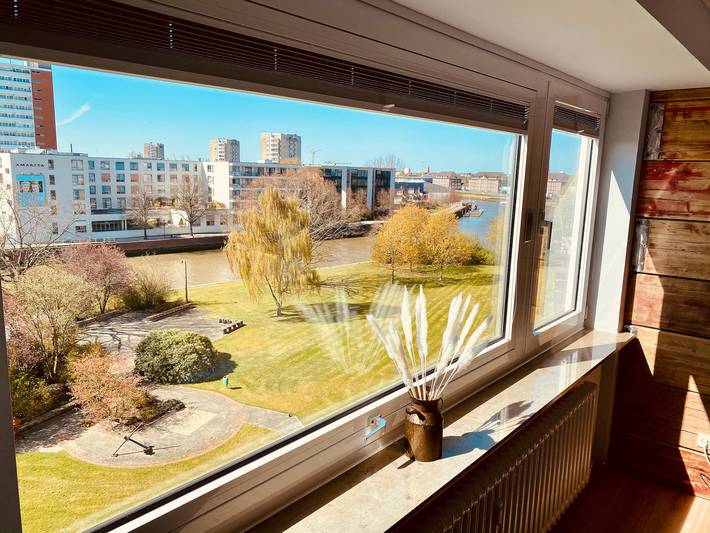 Ferienwohnung für 6 Personen, mit Ausblick und Garten in Geestemünde - Nord
