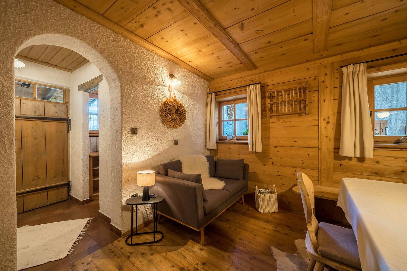 Holiday Home “Lärchnhittl” with Mountain View, Wi-Fi, Balcony, Terrace & Garden in Aschbach (Algund), Algund