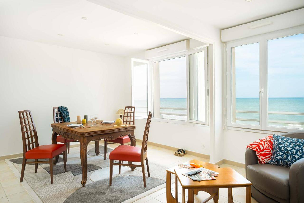 Appartement entier, Appartement Face à la Mer 1 chambre 2 personnes Saint Aubin sur Mer in Saint-Aubin-sur-Mer (Calvados), Région de Caen