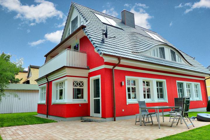 Ferienhaus mit Meerblick für 6 Personen, mit Terrasse und Sauna sowie Garten auf Fischland - Darß - Zingst