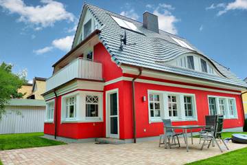 Ferienhaus mit Meerblick für 6 Personen, mit Terrasse und Sauna sowie Garten auf Fischland - Darß - Zingst