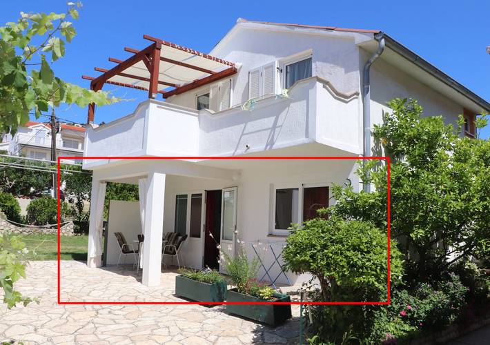 Ferienhaus mit Meerblick für 3 Personen, mit Meerblick und Garten sowie Terrasse in Barbat na Rabu - 3