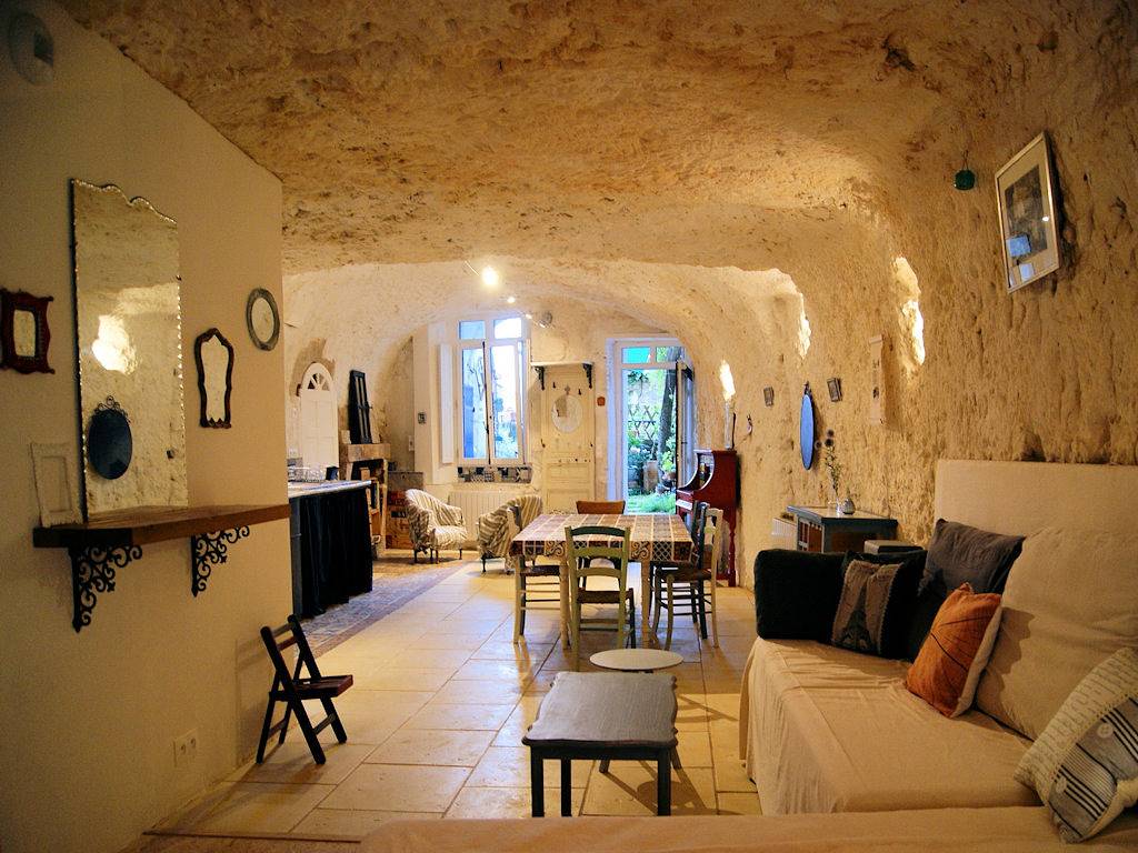 Loft troglodytique de charme au pied du Château in Amboise, Région de Tours