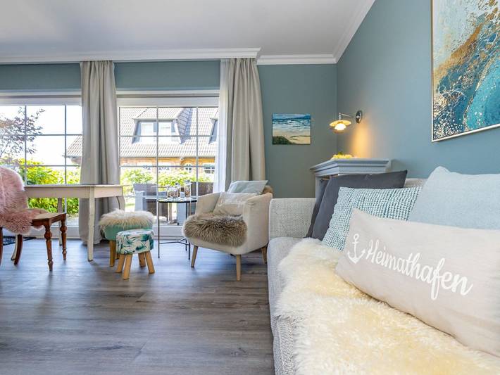 Ganze Ferienwohnung, Nis Puk - Ferienwohnung in Westerland für max. 3 Personen, mit Westterrasse und Parkplatz. in Westerland, Sylt (Gemeinde)