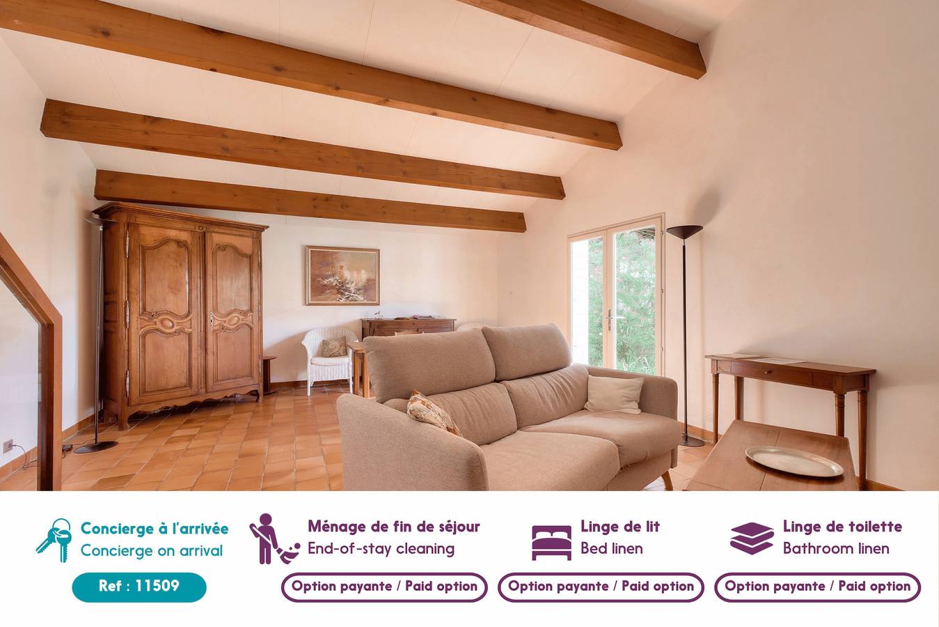 Grande maison pour 7 à 400m de la plage in Sainte-Marie-de-Ré, Île de Ré