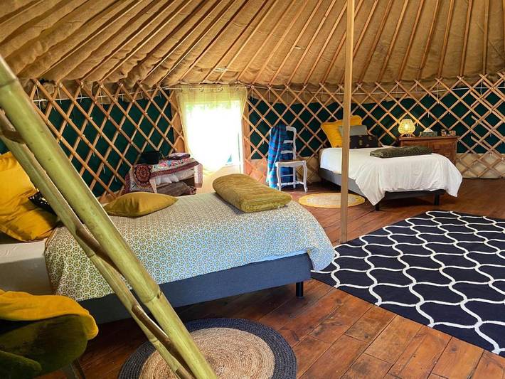 Tente pour 4 personnes, avec piscine et jardin dans le Gers - 3