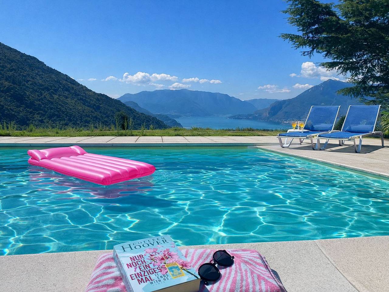 Ganze Wohnung, Paradiso Sole Garten-Ferienwohnung mit Pool in Vestreno, Valvarrone