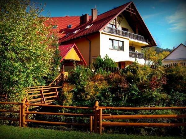 Dom gościnny dla 2 osób, z ogród i taras oraz sauna i widok, zwierzęta dozwolone w Korbielów