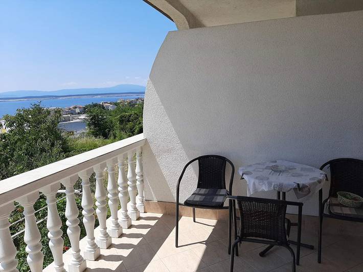 Vakantiewoning voor 3 personen, met balkon/terras in Crikvenica