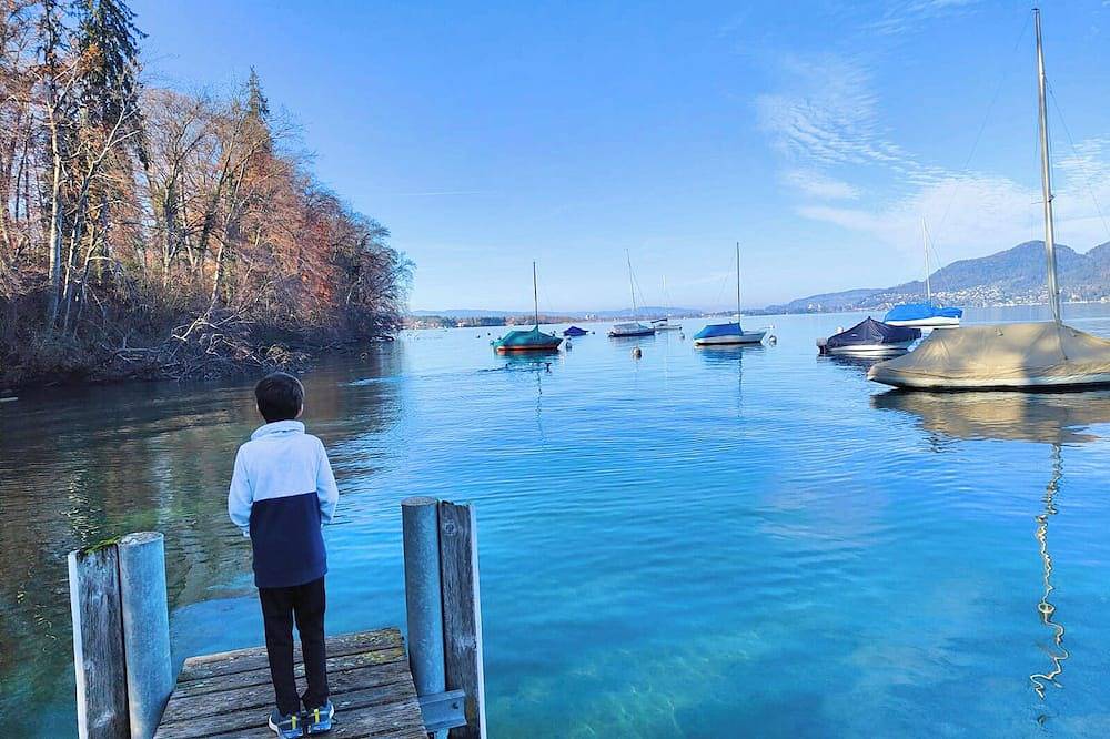 Ganze Wohnung, Einigen bei Spiez 15min nach Interlaken in Spiez, Thunersee