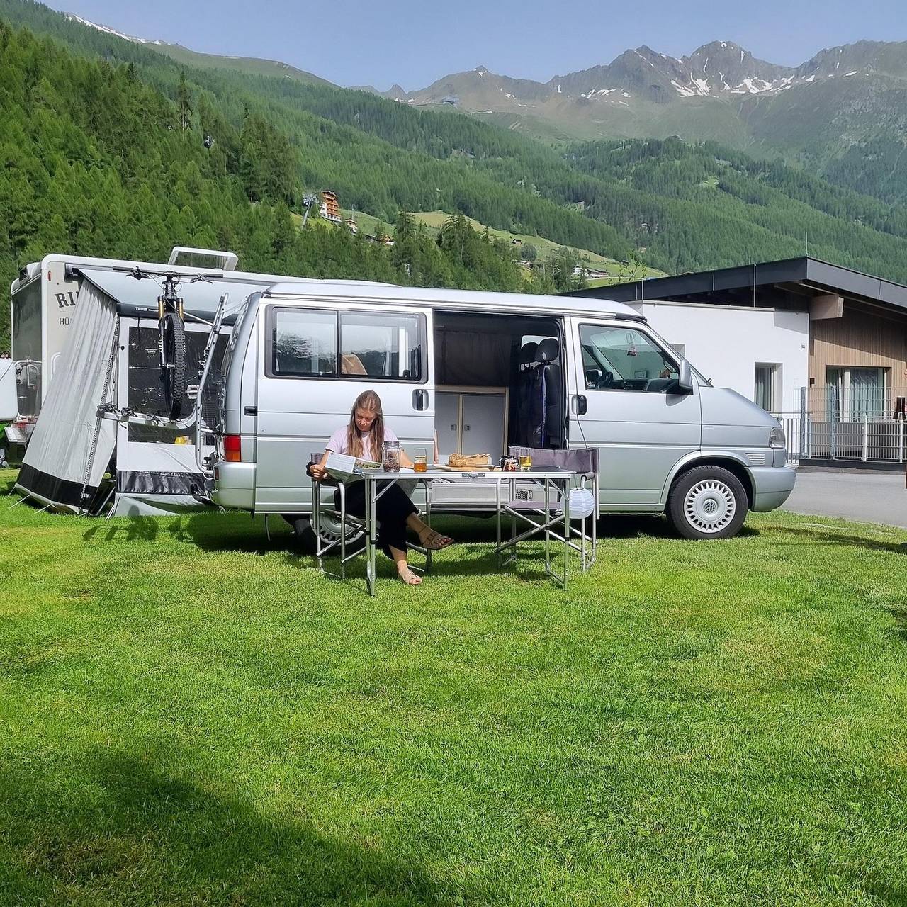 Kampeer plaats comfort 70-85 m² in Weißkamm, Sölden