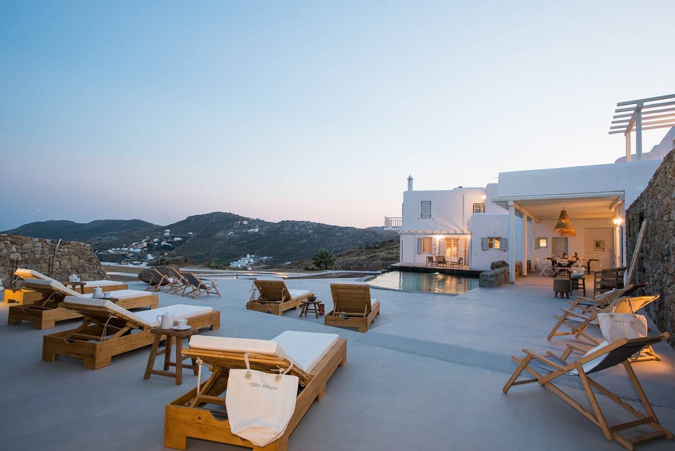 Villa pour 24 personnes avec vue sur l’océan in Mykonos