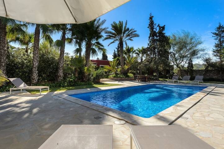 Beautiful Villa La Vila with Pool, Garden, Terraces, Air Conditioning in San José (Ibiza), Sant Josep de sa Talaia
