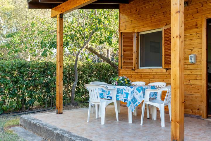 Bungalow dla 5 osób, z ogród w Morze Adriatyckie