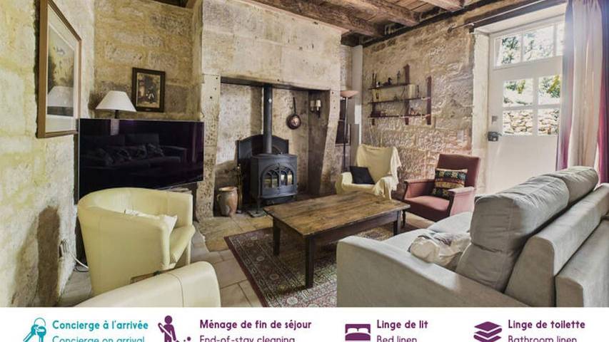 Gîte pour 8 personnes, avec piscine et jardin, animaux acceptés à Salignac-Eyvigues - 2