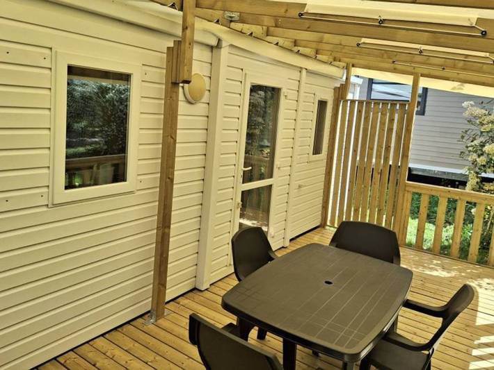 Mobil home pour 4 personnes, avec terrasse et piscine à Rocamadour - 2