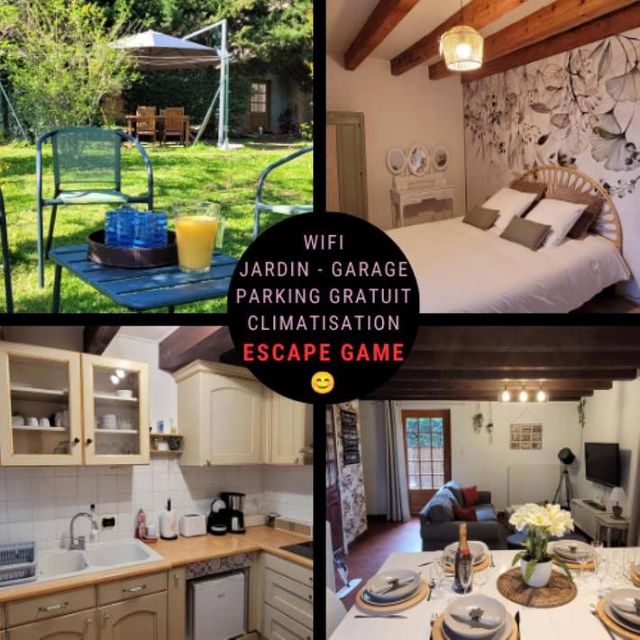 Maison de vacances pour 8 personnes, avec jacuzzi et jardin