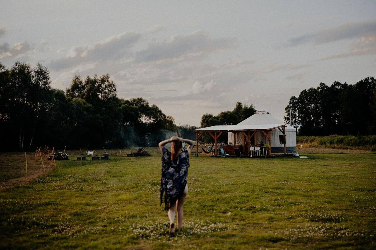 Tent in Łomnica, Sudety (Polska)