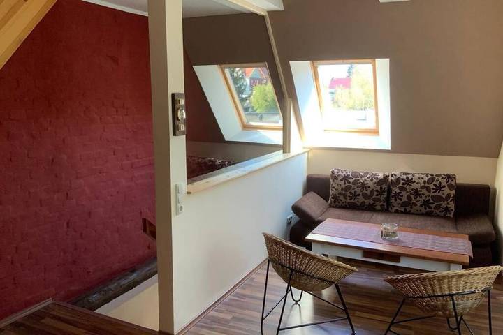 Ferienwohnung für 4 Personen, mit Terrasse und Garten sowie Pool in Gernrode