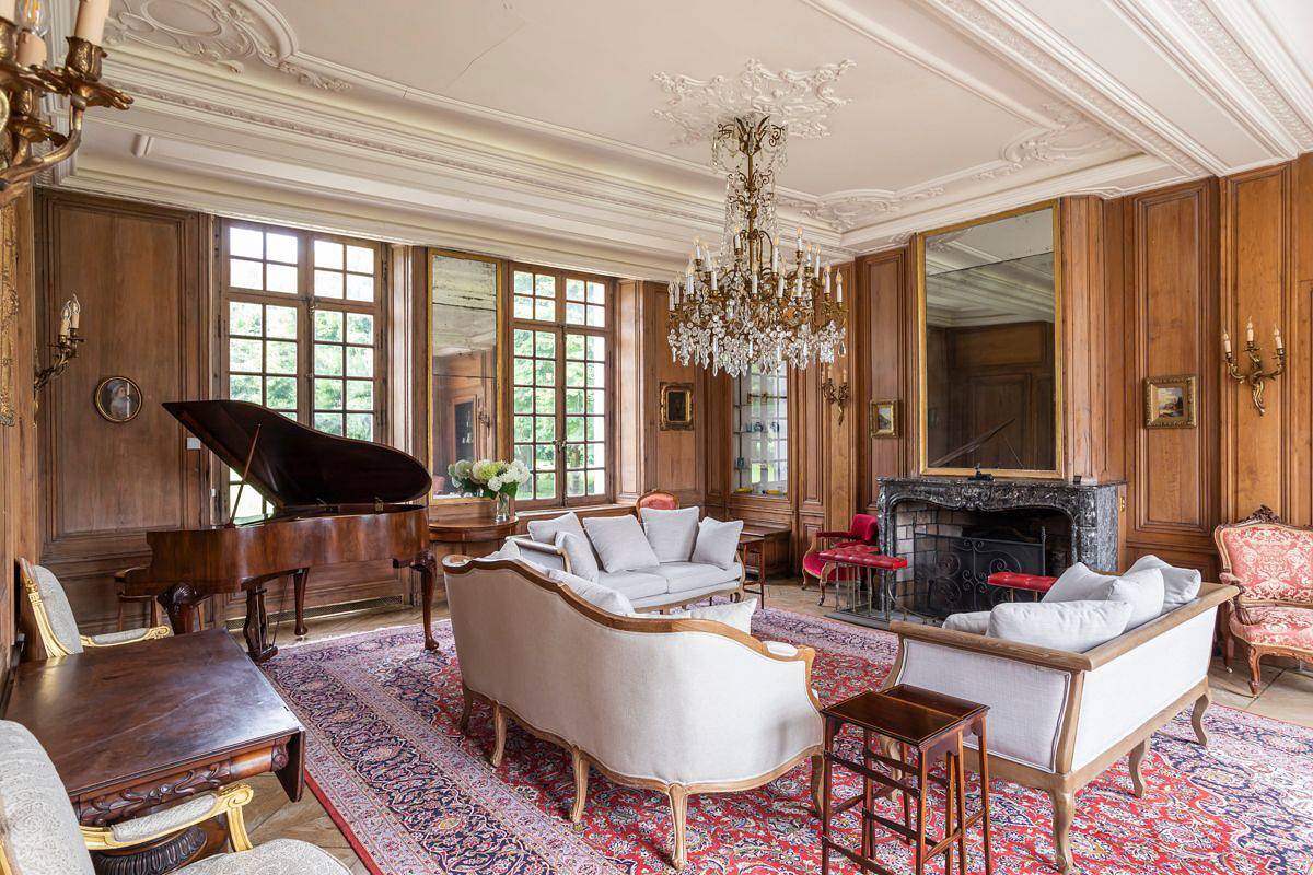 Château pour 18 personnes avec piscine in Saint-Maclou, Région de Bernay