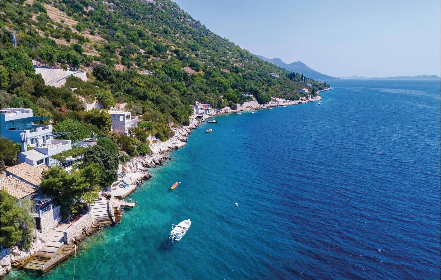 Ganze Ferienwohnung, Ferienwohnung für 6 Personen mit Terrasse in Brsecine, Dubrovnik-Neretva