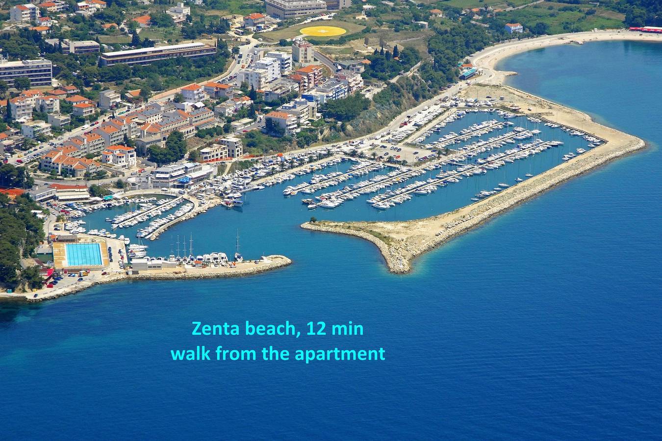 Appartamento intero, Modern 90 m2 apt with balcony w the sea view in Spalato, Regione spalatino-dalmata