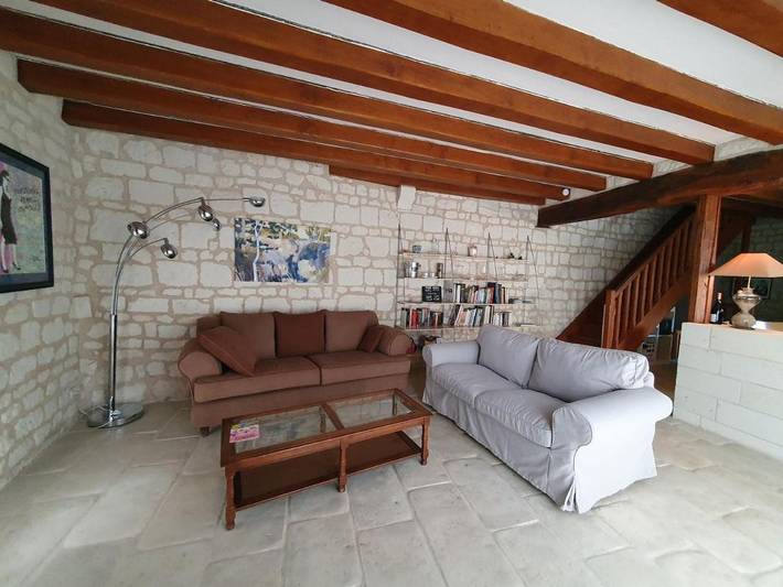 Location de vacances pour 8 personnes, avec vue et jardin, animaux acceptés à Ligré - 2