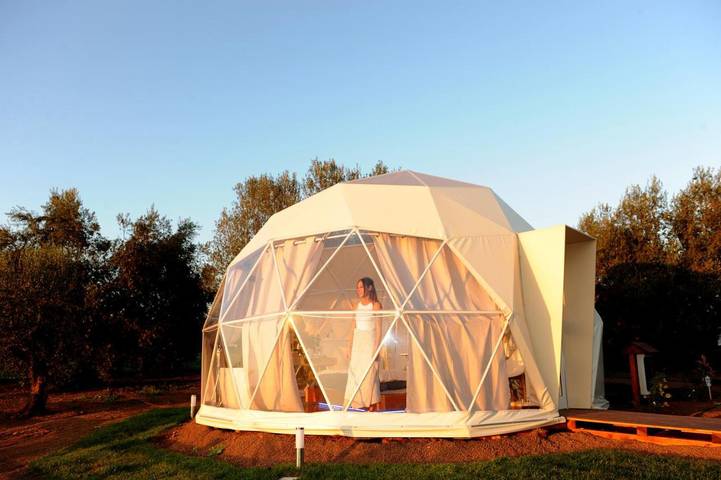 Camping für 3 Personen, mit Whirlpool und Terrasse sowie Garten und Pool in Latium - 3