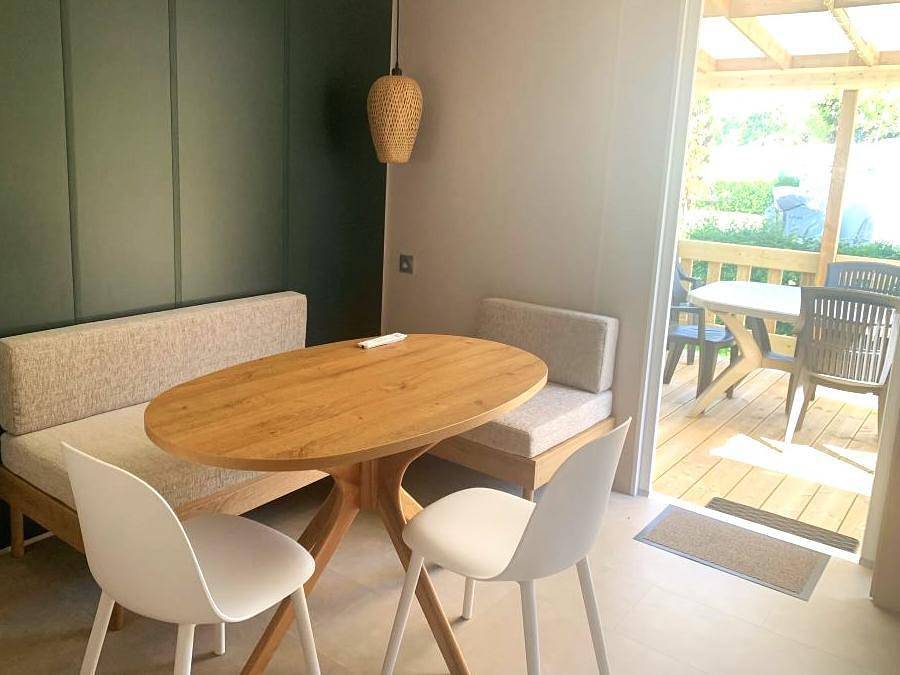 Camping Aux Coeurs Vendeens - Mobilheim 5 personen - Cottage Prestige Taos in Saint-Jean-de-Monts, Vendée