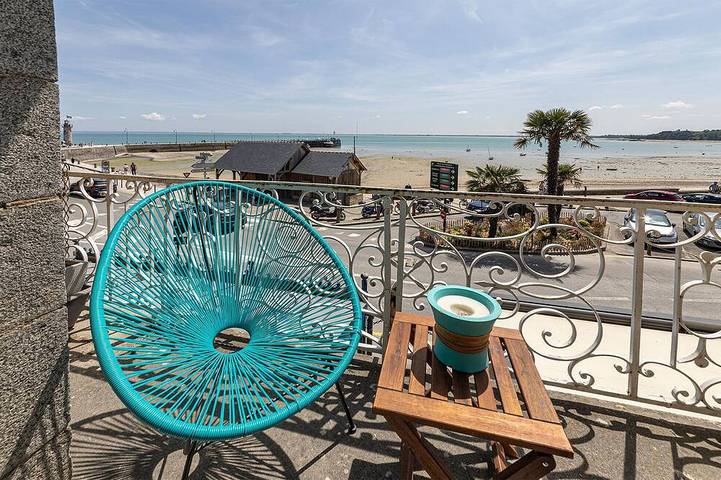 Appartement de vacances pour 3 personnes, avec balcon dans Port de Cancale